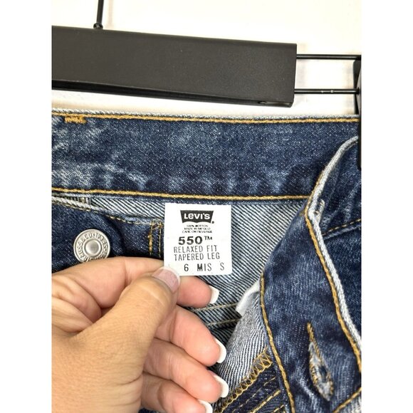 Vintage Levis 550 Women’s 6 Mis S High Waist Mom Jean Relaxed Fit Tapered 8125c - Picture 10 of 11